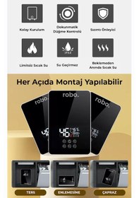 Resim Dijital Akıllı Şofben - Duş Başlığı li 