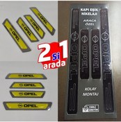 Resim Opel Omega Uyumlu Kapı Eşiği + Kapı Koruyucu 