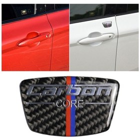 Resim Sones Araba-şekillendirici Karbon Fiber B Sütunu Etiket 