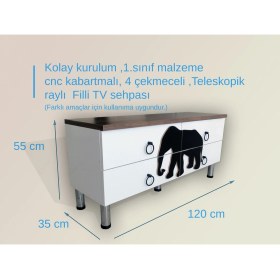 Resim Emir Filli Tv Sehpası 
