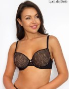 Resim Luce Del Sole Kafesli Ve Kalıplı Spacer Sütyen 14854808 Siyah 