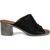 Resim Bags Shoes Step More Z1921 Kadın Günlük Hakiki Deri Topuklu Terlik 