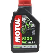 Resim Motul 5100 15W-50 4T Motosiklet Motor Yağı 1 L 