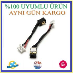 Resim Samsung Uyumlu Np530U3C-A04Us Dc Jack Kablolu Şarj Soketi 