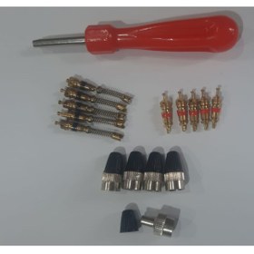 Resim BSR Lastik Market Sibop Iğnesi - Paftalı Sibop Kapağı Ve El Aleti Yedek Seti 