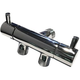 Resim Çiftli Aç-Kapa Taharet Musluk Antrasit 