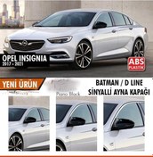 Resim Ebal Otomotiv Opel İnsignia B Batman Yarasa Ayna Kapağı Piano Black / 2017-2021 