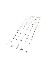 Resim Aghbilgisayar F Klavye Stiker Türkçe Klavye Yapışkan Harf Turkish F Keyboard 
