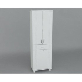 Resim Lake Banyo Boy Dolabı Çamaşır Sepetli Beyaz 