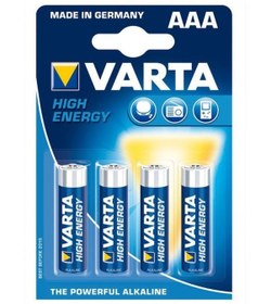 Resim Varta 4903 High Energy AAA İnce Kalem Pil 4'lü 