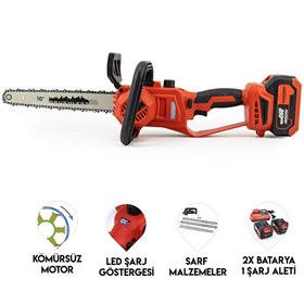Resim Dawreek MW10 Şarjlı Ağaç Kesme Motoru 