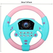 Resim İnteraktif Çocuk Direksiyon Oyuncak - Gerçekçi Düğmeler ve Dayanıklı Plastik Tasarım, Koordinasyon ve Renk Tanıma Geliştirir, Bebek Öğrenme Oyuncağı (Pil Gerekmez, Pembe/Mavi/Sarı/Siyah) - Erkek ve Kız Çocuklar İçin Mükemmel Doğum Günü, Noel Hediyesi, Canlı Renkler, Güvenli 