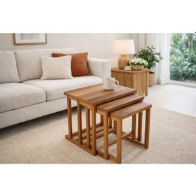 Resim Zigon Sehpa Andera Ceviz Ceviz Ceviz-ceviz 