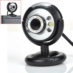 Resim Pazariz Web Kamera Uzaktan Eğitime Uygun Mikrofonlu LED Işıklı Bilgisayar Kamerası 