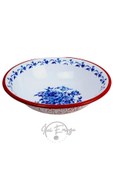Resim Shop a Way Kase Çu Çorba Kase Sal Kasesi Bowl 32cm Kırmızı Mavi Gül 