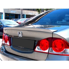 Resim Honda Civic Fd6 Bagaj Üstü Spoiler Yapışık Abs Plastik 2007-2011 
