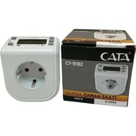 Resim Cata Zaman Ayarlı Dijital Saatli Priz 