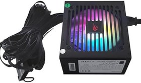 Resim Havit Gamenote HV-T750W 750W RGB 80 PLUS BRONZE Güç Kaynağı Sessiz ve Serin Performans, Yüksek Verimlilik 