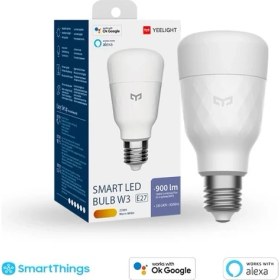 Resim Yeelight Xiaomi Yeelight W3 Led Akıllı Ampul E27 (Ayarlanabilir Sarı) 
