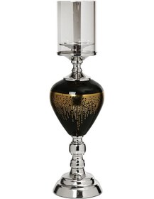 Resim Vitale Amber Silver Şamdan 47 Cm Ak.je0003 