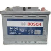 Resim Bosch 12v 62 Ah S4 62 Ah (düz) Akü 60 Amper Akü 60-62 Uyumludur 