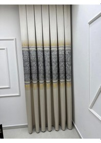 Resim Nivemeshome Nilüfer V -122 1/3 Sık Pileli Fon Perde Apm Krem 