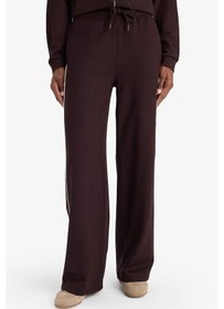 Resim Defacto Wide Leg Cepli Geniş Paça Kahverengi Kadın Eşofman Altı G4370ax/bn340 Kahverengi 