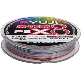 Resim Ryuji Hi-tech X8 300m Multi Color İp Misina - 0,15 Mm 