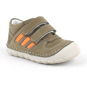 Resim Rakerplus Hakiki Deri Haki Ilk Adım Unisex Bebek Ayakkabısı Haki 