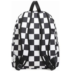 Resim Vans Sırt Çantası Old Skool Check Damalı Antelope Vn000h4x3m41 Siyah - Beyaz 