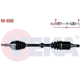 Resim Genel Markalar Komple Aks Sol On Dacıa Duster 1.5 Dcı Uzunluk 704mm 2010- 