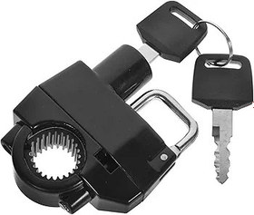 Resim Gatuida 2 Takım Motosiklet Kilidi Baretler Motosiklet Kaskları Motosiklet Kilitleri Ağır Kurcalamaya Dayanıklı Güvenlik Kilidi Sabit Kilidi Sabitleme Aracı Abs 