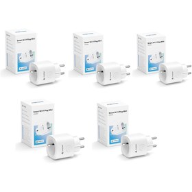 Resim Meross Matter Akıllı Wi-Fi Mini Priz 5'li Paket 