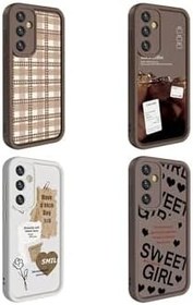 Resim M.TK moveteck Samsung Galaxy A55 Kılıf Yumuşak Renkli Lansman Silikon Coffe Desenli 3d Çıkıntılı Kenarlı Koruma, Açık Kahve, Tek Ebat, klas-a55-açıkkahve 