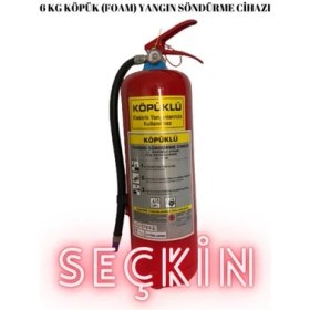 Resim Seçkin 6 kg Yangın Tüpü Foam Köpüklü 
