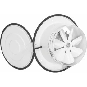 Resim BVN Bk 160 32W 450M3/H Monofaze Kapaklı Aksiyel Aspiratör 