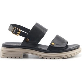 Resim İnci Incı Busy 5fx Siyah Kadın Düz Sandalet 000000000101987702 Siyah 