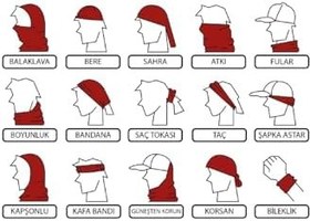 Resim Bebo Store Extreme Spor Motor Ve Bisiklet Kullananlara Özel Desenli Buff Boyunluk Bandana Balaklava - yamaha-16.02 