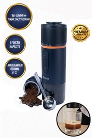 Resim 4Berry Taşınabilir Kahve Makinesi Pro Max – Şarjlı, Taşınabilir, Kapsül ve Toz Kahve Uyumlu MAVI 