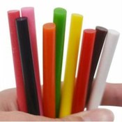 Resim TıkTık AL Ince Silikon Çubuk Sıcak Silikon Tabanca Mumu Renkli Silikon Mumu 10 Adet 