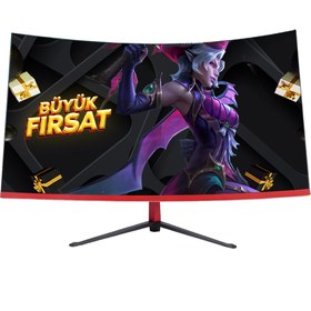Resim RAMTECH BİLGİSAYAR BF ROG PLUS İ5-9400F 16RAM 480SSD GTX750Tİ-4GB 23,6 CURVED GAMING PC 