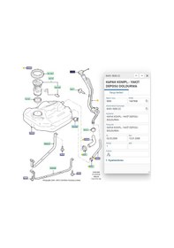 Resim Yakıt Depo Kapağı Focus 04 Hmp 9t16 9030 Ba - 6m51 9030 Cc 