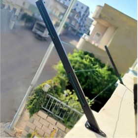 Resim UltraNova Siyah Metal Çamaşır Askısı, Balkon ve Sabit Kurutma Demiri, Dayanıklı ve Kullanışlı 