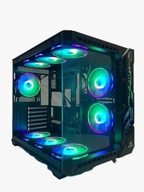Resim GAMEFORCE Bree 6×120 Mm Fanlı ARgb Kumandalı Kontrolcülü E-ATX Oyuncu Bilgisayar Kasası 