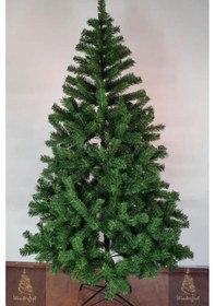 Resim Çam Ağacı 180 Cm 580 Yoğun Dallı Demir Ayaklı 