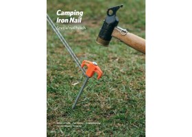 Resim Naturehike Çadır Kazığı 25 cm ( Galvanizli Demir ) 2 Pcs NH21YW133 