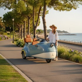 Resim Elektrikli Moped | London Sky - Lityum iyon - 60V 24 Ah 