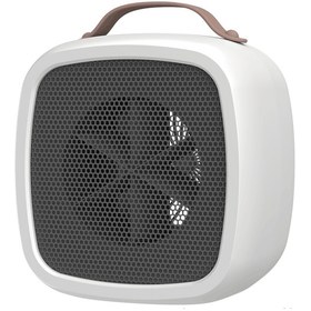 Resim Ev Tipi Mini Isıtıcı Elektrikli Fanlı Isıtıcı Beyaz 