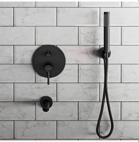 Resim Fause Fau107-B Tam Ankastre Adonis Duş Seti Siyah 