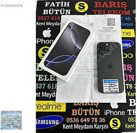 Resim Apple iPhone 16 Pro Max İkinci El TR | 256 GB | Siyah 